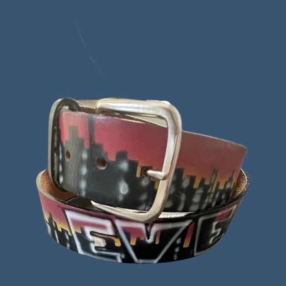 ?genuine Leather Airbrushed Belt. main image 10
